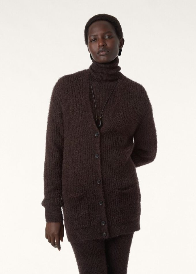 Cardigan cu crini peruvieni Cardigan cu crini peruvieni