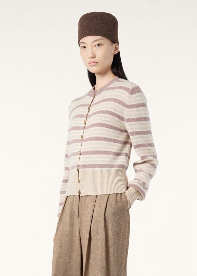 Cardigan cu dungi Fobello Cardigan cu dungi Fobello