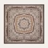 Fular din majolică florală 90 x 90 Fular din majolică florală 90 x 90