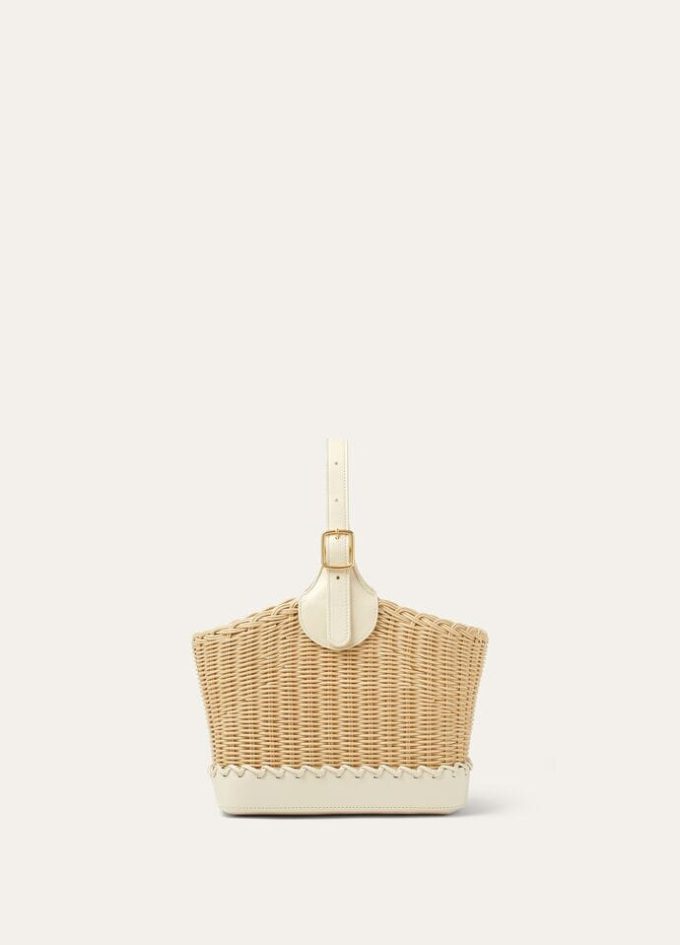 Geantă Bobbin Bucket din răchită Geantă Bobbin Bucket din răchită
