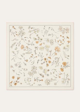 L’Arte Delle Fiber Dei Fiori Foulard 90×90