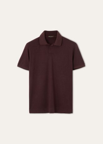 Tricou polo deschis