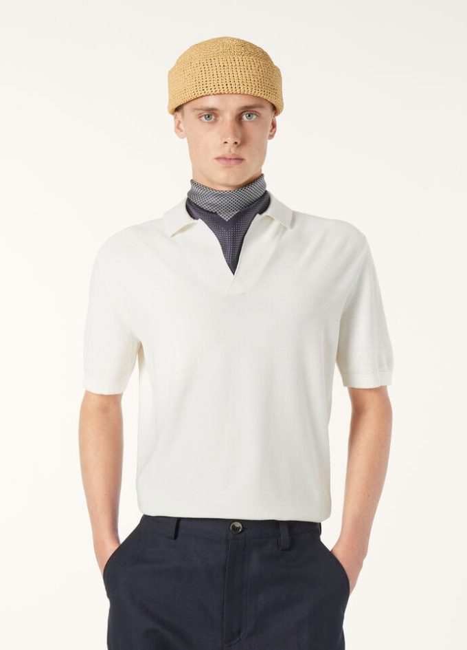 Tricou polo fără nasturi