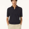 Tricou polo fără nasturi