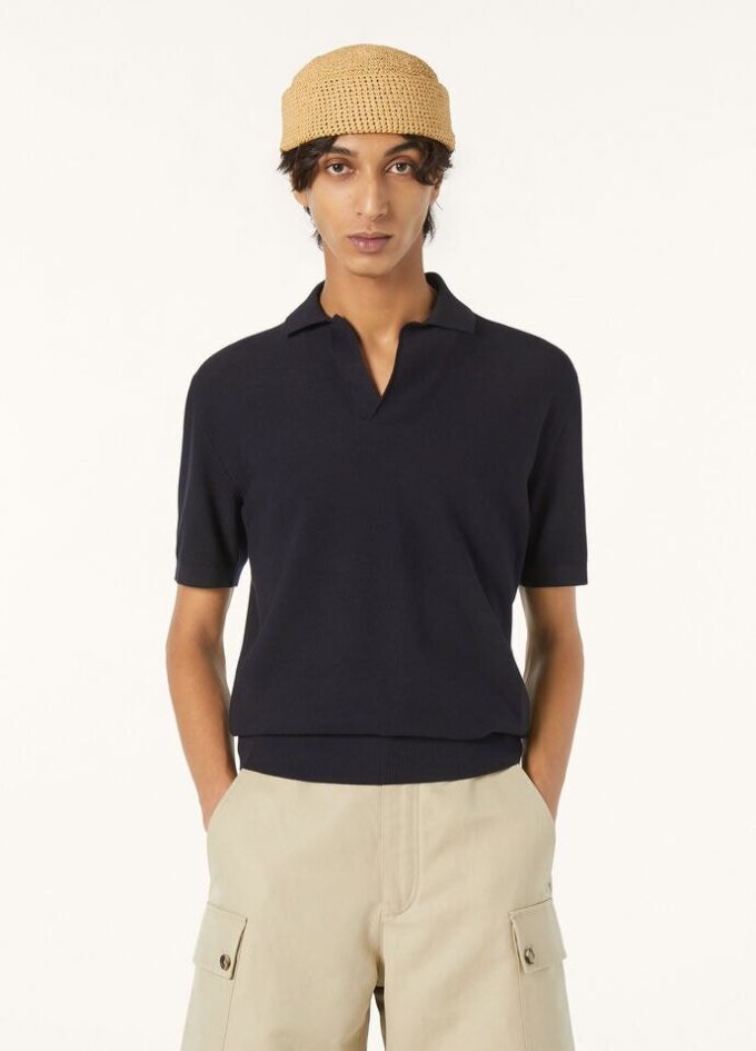 Tricou polo fără nasturi
